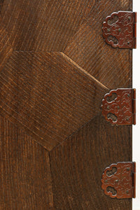 稀少サイズ!!気品ある寄木細工づくりの観音収納箪笥 BB3080