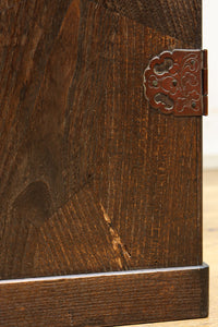 稀少サイズ!!気品ある寄木細工づくりの観音収納箪笥 BB3080