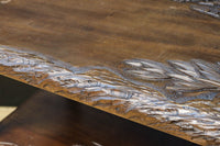 花彫刻が華やかな日光彫の飾り棚 BB3086