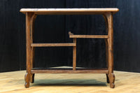 花彫刻が華やかな日光彫の飾り棚 BB3086