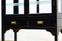 大正浪漫!! 黒漆をまとう凛とした上品な佇まいの稀少な黒ケビント BB3091