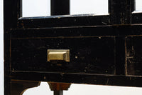 大正浪漫!! 黒漆をまとう凛とした上品な佇まいの稀少な黒ケビント BB3091