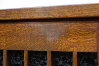 ダイヤガラスが煌めくレトロモダンな観音扉のガラスケース BB3092