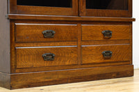 ダイヤガラスが煌めくレトロモダンな観音扉のガラスケース BB3092