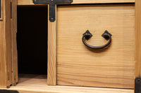 七宝組子が可愛らしいアイアンフレーム付き枕箪笥 BB3094