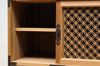 七宝組子が可愛らしいアイアンフレーム付き枕箪笥 BB3094