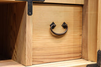 七宝組子が可愛らしいアイアンフレーム付き枕箪笥 BB3094