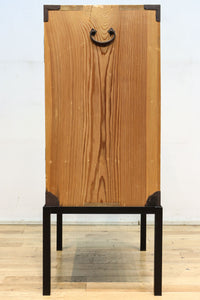 七宝組子が可愛らしいアイアンフレーム付き枕箪笥 BB3094