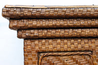 珍品!! 味わい深い網代編みの衣裳箪笥 BB3101