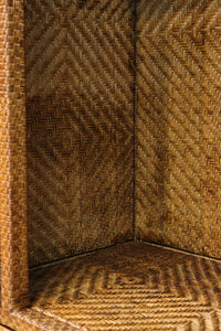 珍品!! 味わい深い網代編みの衣裳箪笥 BB3101