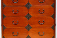 引き出し内部にまで黒漆を施した上質な庄内収納箪笥 BB3113