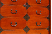 引き出し内部にまで黒漆を施した上質な庄内収納箪笥 BB3113