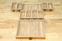 国産ステンドグラスが煌めく魅力的な造りのライティングビューロー BB3114