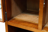 国産ステンドグラスが煌めく魅力的な造りのライティングビューロー BB3114