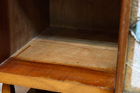 国産ステンドグラスが煌めく魅力的な造りのライティングビューロー BB3114