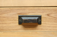 幅900ミリ!! 温かみのある木地色のレトロガラスケース BB3115