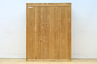 幅900ミリ!! 温かみのある木地色のレトロガラスケース BB3115