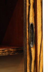 美しいけやきと黒柿杢目の風情溢れる極上茶箪笥 BB3117