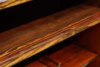 美しいけやきと黒柿杢目の風情溢れる極上茶箪笥 BB3117