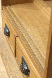 極上全面タモ材‼ 木地色の優しい風合いをした網代戸の小箪笥 BB3122