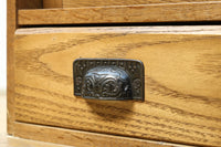 極上全面タモ材‼ 木地色の優しい風合いをした網代戸の小箪笥 BB3122