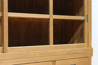 ゆらゆらガラスが引き立つ上品な佇まいをした三段重ねのレトロガラスケース BB3123