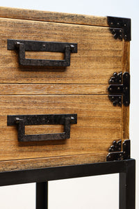 凛とした風格漂うアイアンフレーム付き総桐刀箪笥 BB3126