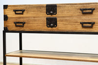 凛とした風格漂うアイアンフレーム付き総桐刀箪笥 BB3126