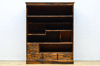 正面に黒柿、三方に欅を惜しみなく使用した高級感極上茶箪笥 BB3127