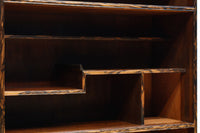 正面に黒柿、三方に欅を惜しみなく使用した高級感極上茶箪笥 BB3127