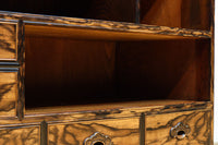 正面に黒柿、三方に欅を惜しみなく使用した高級感極上茶箪笥 BB3127