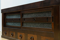 テレビ台に!! 艶やかな色彩で美しい格調あるローチェスト BB3130