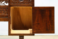 桜の彫刻模様で華やかな軽井沢彫鏡台 BB3145