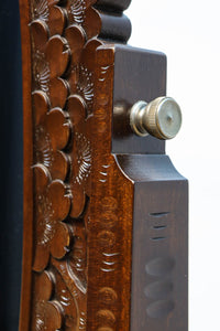 桜の彫刻模様で華やかな軽井沢彫鏡台 BB3145