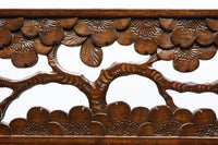 桜の彫刻模様で華やかな軽井沢彫鏡台 BB3145