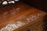 桜の彫刻模様で華やかな軽井沢彫鏡台 BB3145