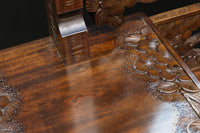 桜の彫刻模様で華やかな軽井沢彫鏡台 BB3145