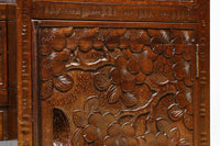 桜の彫刻模様で華やかな軽井沢彫鏡台 BB3145