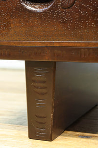 桜の彫刻模様で華やかな軽井沢彫鏡台 BB3145