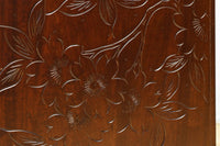 桜の彫刻模様で華やかな軽井沢彫鏡台 BB3145