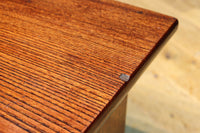 優美なけやき一枚板と印象的な脚作りで気品ある文机 BB3146