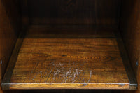 木枠デザインや蛇腹戸造りがお洒落なレトロ本棚 BB3150