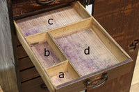 味わいのある色彩で歴史が感じられる北陸地方行商箪笥 BB3157