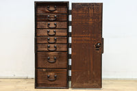 味わいのある色彩で歴史が感じられる北陸地方行商箪笥 BB3157