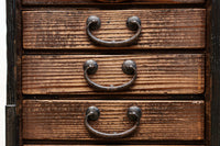 味わいのある色彩で歴史が感じられる北陸地方行商箪笥 BB3157