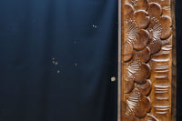 桜模様で飾られた美しい軽井沢彫りの姿見 BB3160