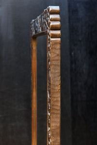 桜模様で飾られた美しい軽井沢彫りの姿見 BB3160