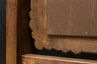 桜模様で飾られた美しい軽井沢彫りの姿見 BB3160