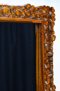 軽井沢彫りの上品な桜模様が浮かぶ鏡台 BB3164