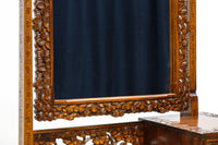 軽井沢彫りの上品な桜模様が浮かぶ鏡台 BB3164